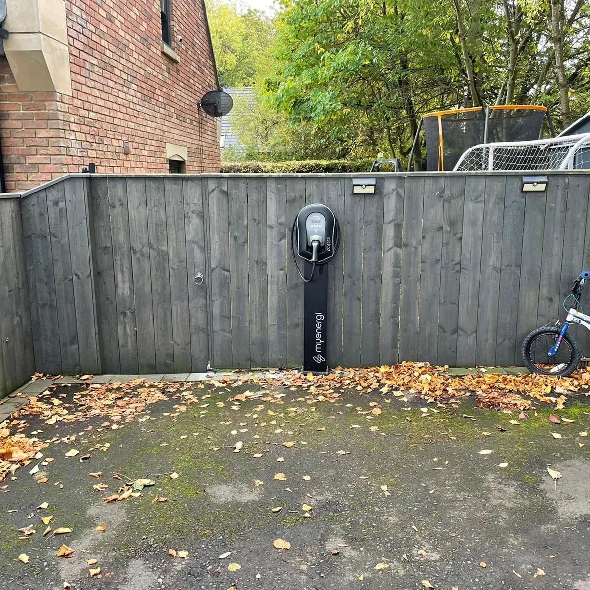 Domestic EV charger installation